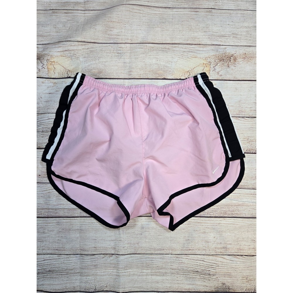 Nike Running Shorts Women's Small 4-6 Dri Fit Tempo Pink Lined Drawstring